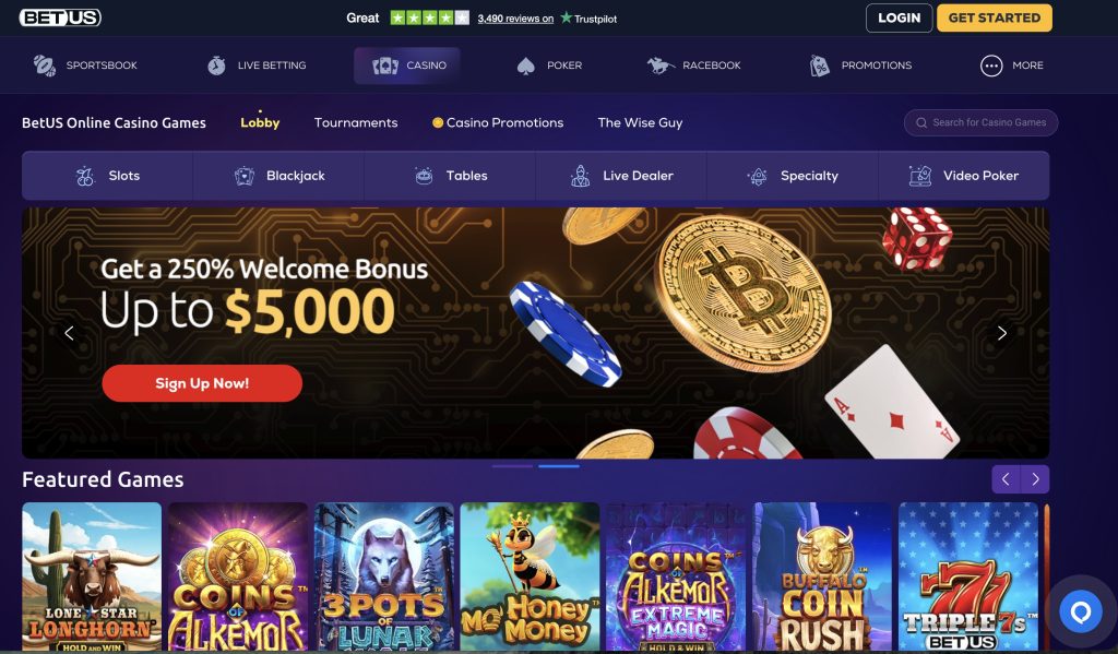 BetUS Real Money Casino Online